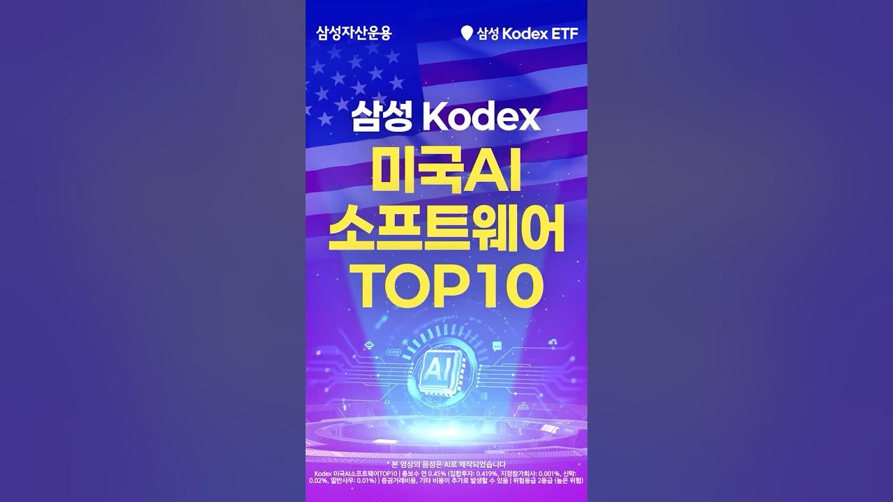 미국 AI소프트웨어 밸류체인별  1위 기업 TOP10에 집중 투자!