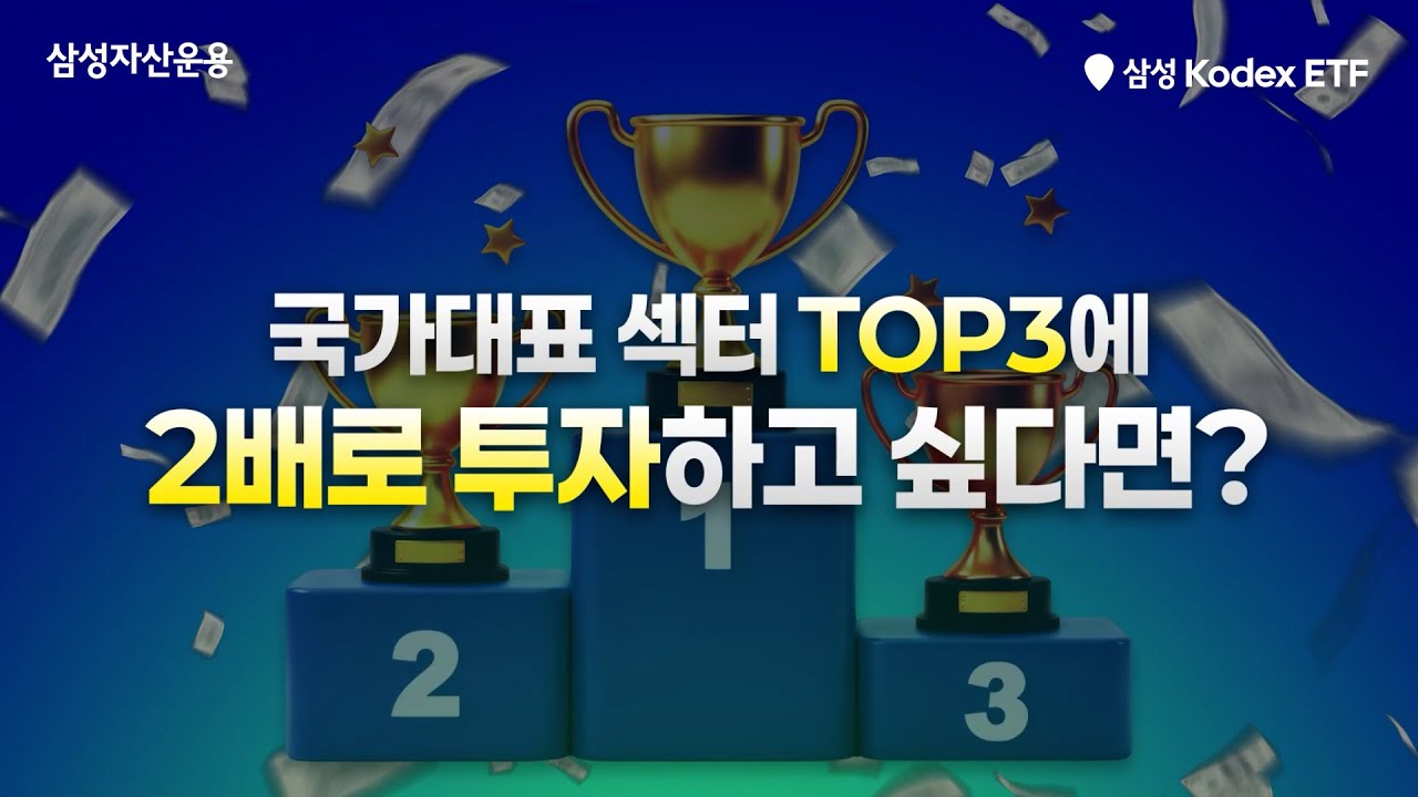 국가대표 섹터 TOP3에 2배로 투자하고 싶다면?