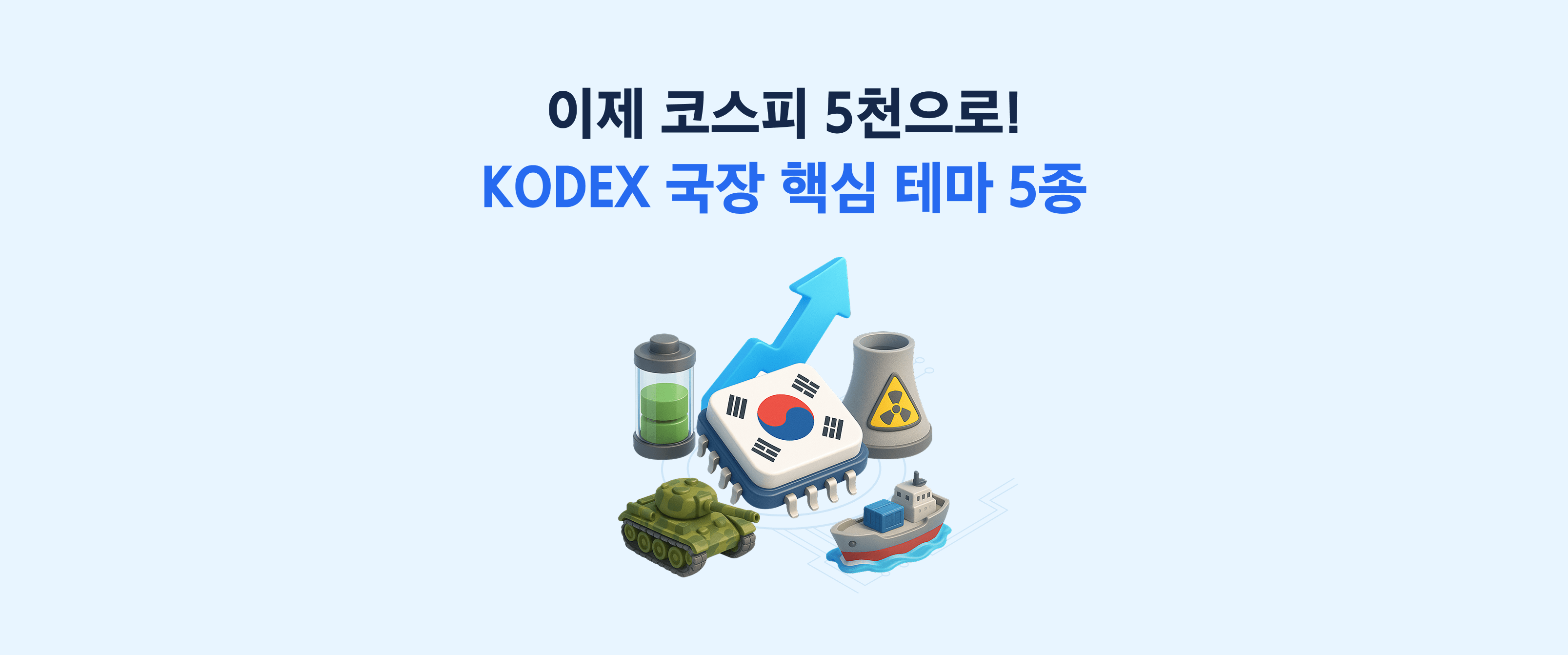 코스피 5천 시대를 여는 KODEX 반지 조방원 ETF