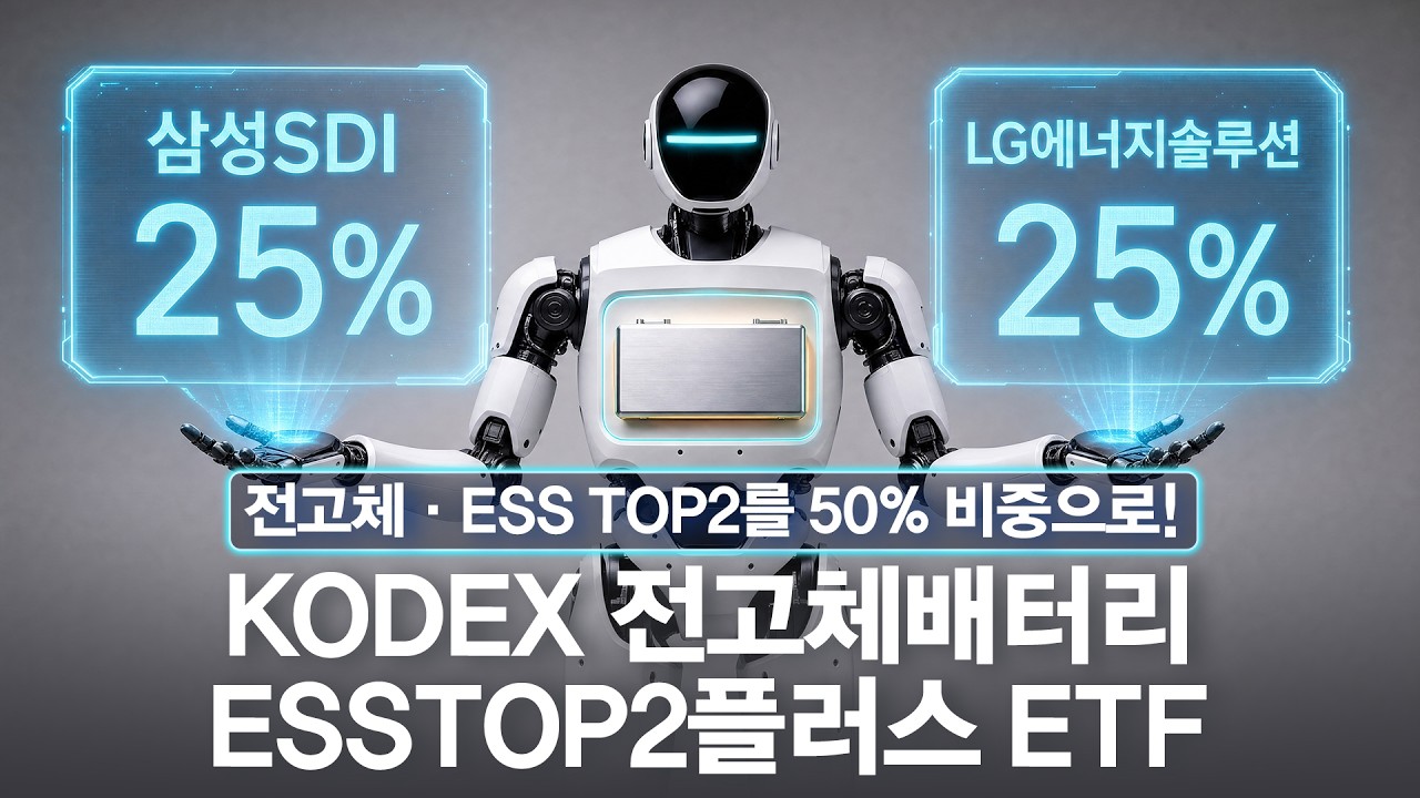 더 강력한 전고체배터리로 테크토닉 챌린지ㅣ KODEX 전고체배터리ESS TOP2플러스 ETF 🆕신규상장(6/23)